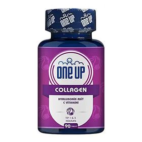 One Up Collagen Hyaluronic Acid C Vitamini 90 Tablet