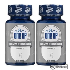 One Up Krom Pikolinat 200 mcg 2x90 Tablet