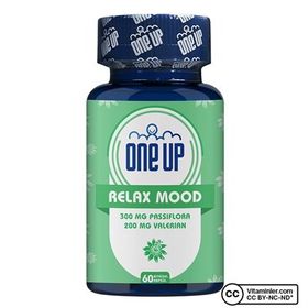One Up Relax Mood Passiflora Valerian 60 Kapsül