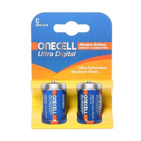 Onecell Ultra Dijital Alkalin 2'li C Pil
