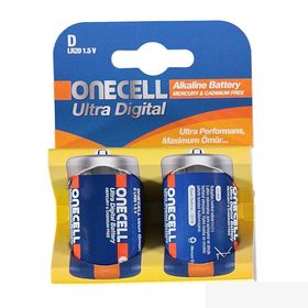 Onecell Ultra Dijital Alkalin 2'li D Pil