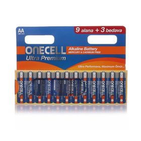 Onecell Ultra Premium Alkalin 9+3 AA Pil