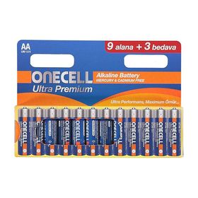 Onecell Ultra Premium Alkalin 9+3 AA Pil