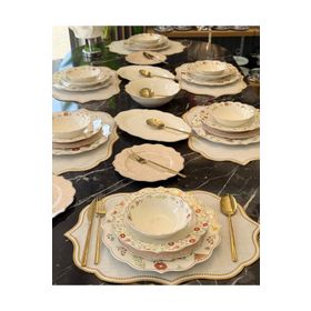 Onedekor 24 Parça Porselen Flora Elegance Yemek Takımı