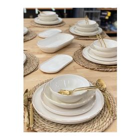 Onedekor 27 Parça Modern Gold Lüks Yemek Takımı