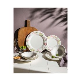 Onedekor Lavender Bloom Tifany 24 Parça 6 Kişilik Porselen Yemek Takımı