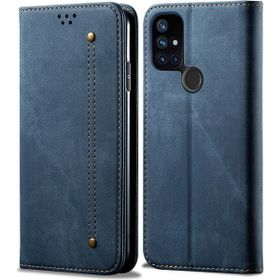 OnePlus Nord N10 Mavi Kılıf Auto Focus Serisi Soft Premium Standlı Yüzüklü Kapak