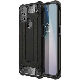 OnePlus Nord N10 Siyah Kılıf Auto Focus Serisi Soft Premium Standlı Yüzüklü Kapak