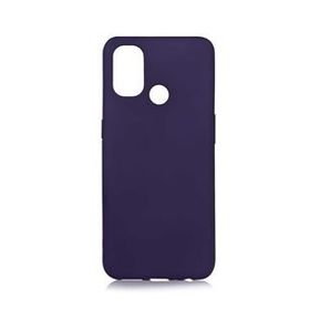 OnePlus Nord N100 Lacivert Kılıf Silikon Karbon Serisi Mat Fiber Negro Kapak