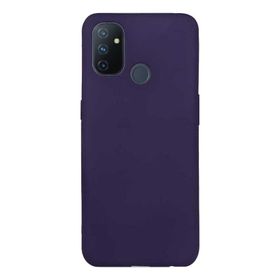 OnePlus Nord N100 Lacivert Kılıf Silikon Karbon Serisi Mat Fiber Negro Kapak