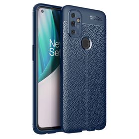 OnePlus Nord N100 Lacivert Kılıf Silikon Karbon Serisi Mat Fiber Negro Kapak