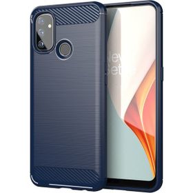 OnePlus Nord N100 Mavi Kılıf Auto Focus Serisi Soft Premium Standlı Yüzüklü Kapak