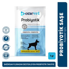 Onevet 1 gr Sindirim ve Bağışıklık Güçlendirici Köpekler İçin Probiyotik Saşe