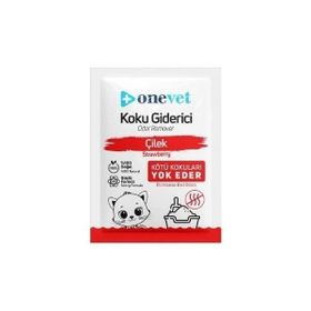 Onevet 25 gr Çilek Kokulu Strawberry Kedi Kumu Koku Giderici