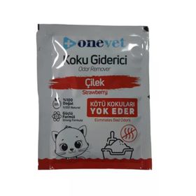 Onevet 25 gr Çilek Kokulu Strawberry Kedi Kumu Koku Giderici