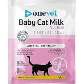 Onevet 5x1 gr Sindirim ve Büyüme Destekleyici Yavru Kedi Süt Tozu