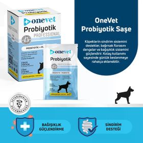 Onevet 7x1 gr Sindirim ve Bağışıklık Güçlendirici Köpekler İçin Probiyotik Saşe