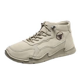 Onewus High Top Kum Uzun Ömürlü Bağcıklı Şık Erkek Trekking Ayakkabı
