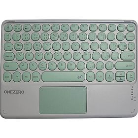 Onezero No:102 Turkuaz Slim Bluetooth Touch Padli Klavye