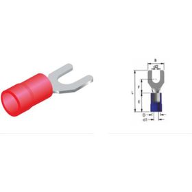 Onka 8068-6 LV 1.5 mm 400 Adet Çatal Tip Uç