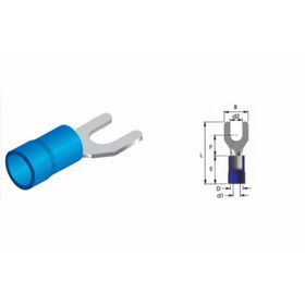 Onka 8075-6 LV 2.5 mm 200 Adet Çatal Tip Uç