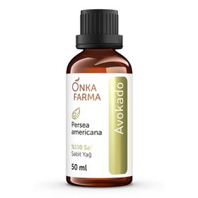Onka Farma 50 ml Soğuk Sıkım Saf Avokado Yağı