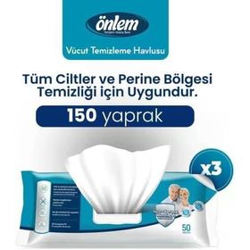 Önlem 150 Adet Vücut Temizleme Havlusu