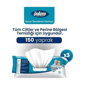 Önlem 150 Adet Vücut Temizleme Havlusu