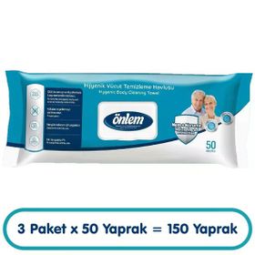 Önlem 150 Adet Vücut Temizleme Havlusu