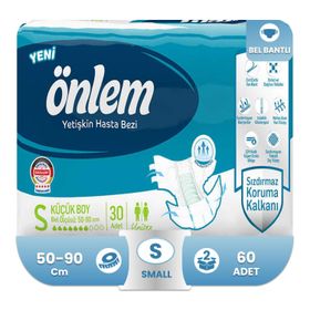 Önlem 60 Adet Small Belbantlı Hasta Bezi