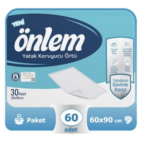 Önlem 60x90 cm 60 Adet Yatak Koruyucu Örtü