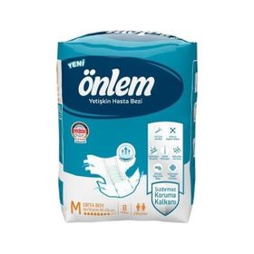 Önlem 8 Adet Medium Yetişkin Hasta Bezi
