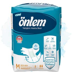 Önlem 8 Adet Medium Yetişkin Hasta Bezi