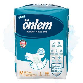 Önlem 8 Adet Medium Yetişkin Hasta Bezi