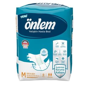 Önlem 8 Adet Medium Yetişkin Hasta Bezi