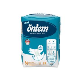 Önlem 8 Adet Medium Yetişkin Hasta Bezi