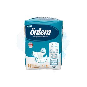 Önlem 8 Adet Medium Yetişkin Hasta Bezi