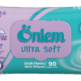 Önlem 90 Yaprak Ultra Papatya Özü Plastik Kapaklı Islak Havlu Mendil