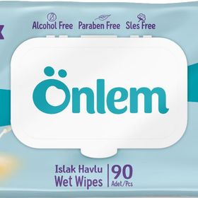 Önlem 90 Yaprak Ultra Papatya Özü Plastik Kapaklı Islak Havlu Mendil
