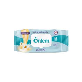 Önlem 90 Yaprak Ultra Papatya Özü Plastik Kapaklı Islak Havlu Mendil