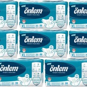 Önlem Bel Bantlı Tekstil Yüzey L Büyük 240 Adet Hasta Bezi