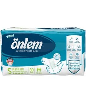 Önlem Bel Bantlı Tekstil Yüzey S Küçük 60 Adet Hasta Bezi