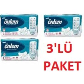 Önlem Belbantlı L 3x30 Adet Yetişkin Hasta Bezi