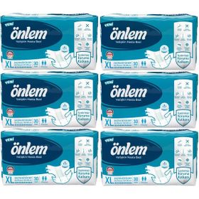 Önlem BelBantlı XL 6x30 180 Adet Tekstil Yüzey Yetişkin Hasta Bezi