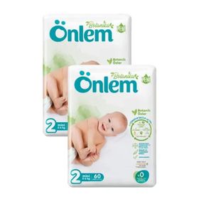Önlem Botanika No:2 Mini 120 Adet Bebek Bezi