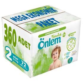 Önlem Botanika No:2 Mini 360 Adet Bebek Bezi