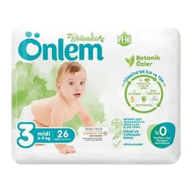 Önlem Botanika No:3 Midi 26 Adet Bebek Bezi