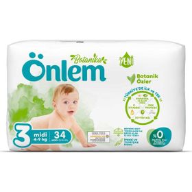 Önlem Botanika No:3 Midi 34 Adet Bebek Bezi