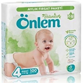 Önlem Botanika No:4 Maxi 100 Adet Bebek Bezi