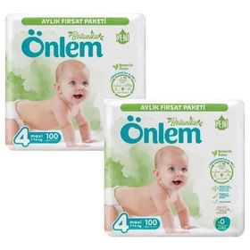Önlem Botanika No:4 Maxi 200 Adet Bebek Bezi